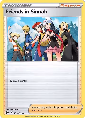 Friends in Sinnoh (131/159), Crown Zenith — Pokémon card price