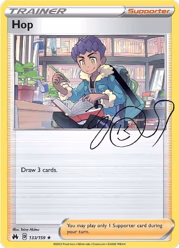 Hop (133/159), Crown Zenith — Pokémon card price