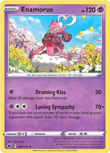 Enamorus (067/159), Crown Zenith — Pokémon card price