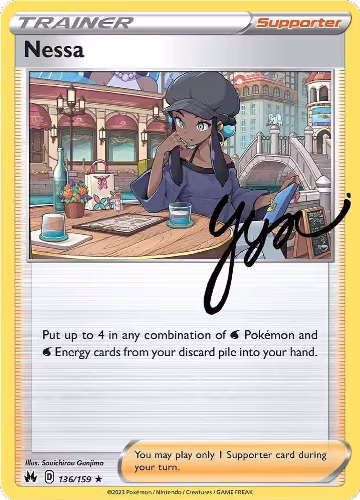 Nessa (136/159), Crown Zenith — Pokémon card price