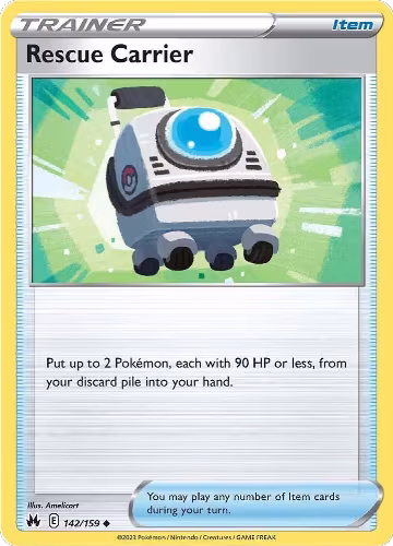 Rescue Carrier (142/159), Crown Zenith — Pokémon card price