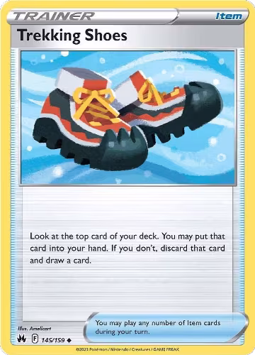 Trekking Shoes (145/159), Crown Zenith — Pokémon card price