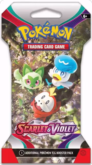 Scarlet & Violet Sleeved Booster Pack, Scarlet & Violet Base Set — Pokémon sealed product price