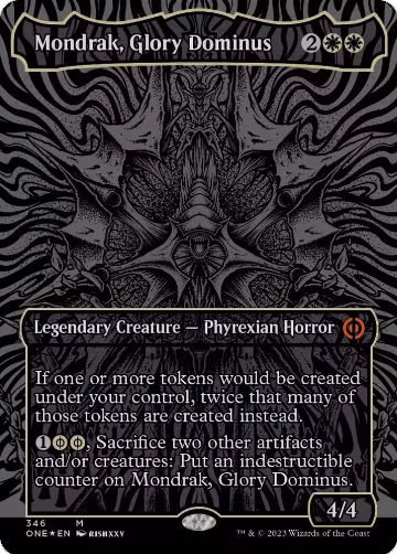 Mondrak, Glory Dominus (Oil Slick Raised Foil) (346), Phyrexia: All Will Be One — Magic card price