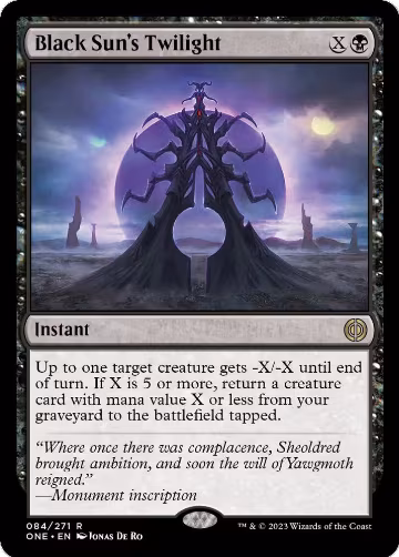 Black Sun's Twilight (84), Phyrexia: All Will Be One — Magic card price