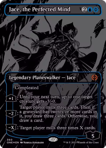 Jace, the Perfected Mind (Oil Slick Raised Foil) (360), Phyrexia: All Will Be One — Magic card price