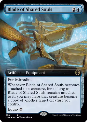 Blade of Shared Souls (Extended Art) (378), Phyrexia: All Will Be One — Magic card price