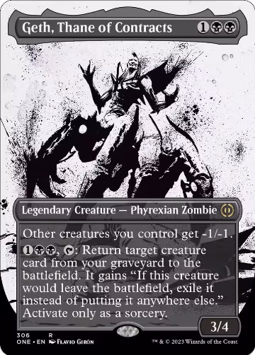 Geth, Thane of Contracts (Showcase) (306), Phyrexia: All Will Be One — Magic card price
