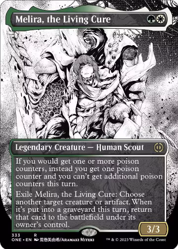 Melira, the Living Cure (Borderless) (333), Phyrexia: All Will Be One — Magic card price