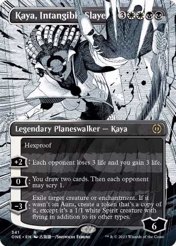 Kaya, Intangible Slayer (Borderless) (341), Phyrexia: All Will Be One — Magic card price