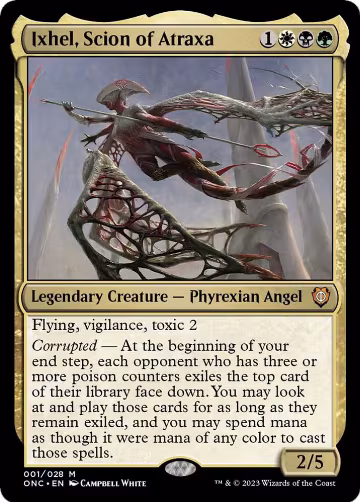 Ixhel, Scion of Atraxa (1), Commander: Phyrexia: All Will Be One — Magic card price