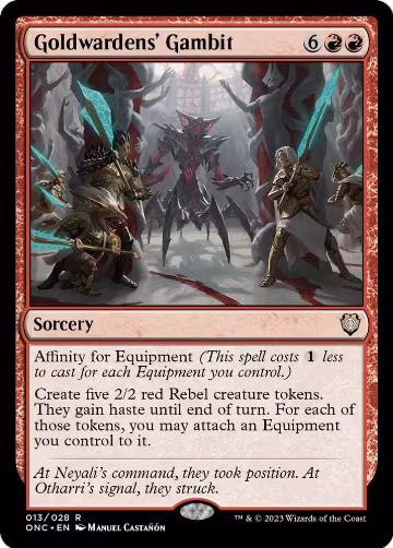 Goldwardens' Gambit (13), Commander: Phyrexia: All Will Be One — Magic card price