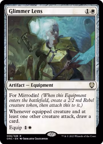 Glimmer Lens (6), Commander: Phyrexia: All Will Be One — Magic card price