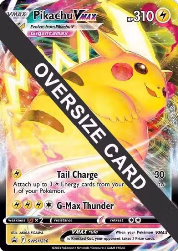 Pikachu VMAX - SWSH286 (SWSH286), Jumbo Cards — Pokémon card price