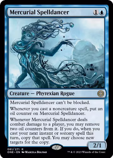 Mercurial Spelldancer (61), Phyrexia: All Will Be One — Magic card price