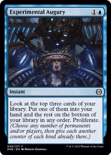 Experimental Augury (49), Phyrexia: All Will Be One — Magic card price