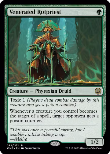 Venerated Rotpriest (192), Phyrexia: All Will Be One — Magic card price