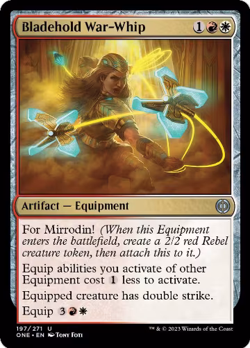 Bladehold War-Whip (197), Phyrexia: All Will Be One — Magic card price
