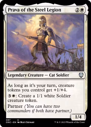 Prava of the Steel Legion (87), Commander: Phyrexia: All Will Be One — Magic card price