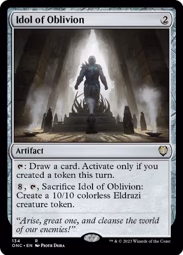 Idol of Oblivion (134), Commander: Phyrexia: All Will Be One — Magic card price