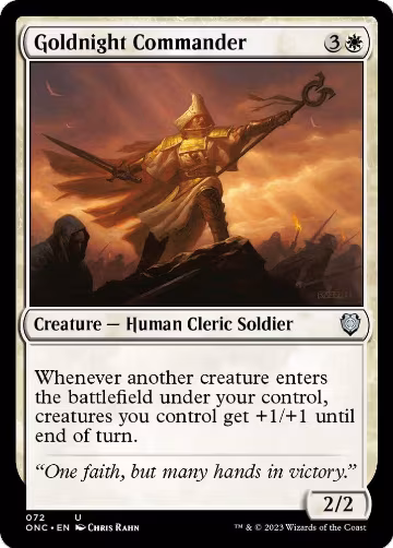 Goldnight Commander (72), Commander: Phyrexia: All Will Be One — Magic card price