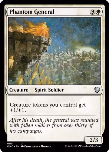 Phantom General (85), Commander: Phyrexia: All Will Be One — Magic card price