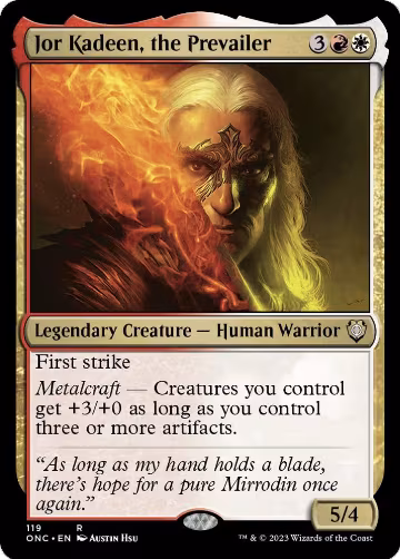 Jor Kadeen, the Prevailer (119), Commander: Phyrexia: All Will Be One — Magic card price