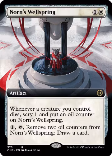 Norn's Wellspring (Extended Art) (375), Phyrexia: All Will Be One — Magic card price