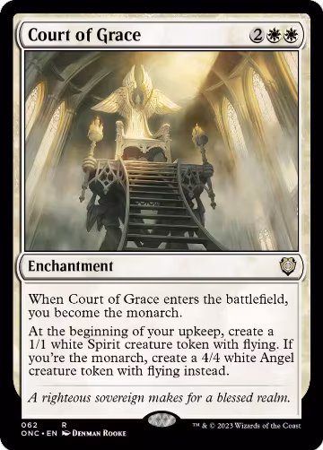 Court of Grace (62), Commander: Phyrexia: All Will Be One — Magic card price
