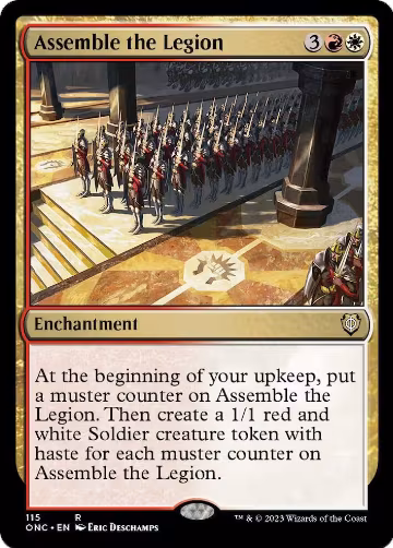 Assemble the Legion (115), Commander: Phyrexia: All Will Be One — Magic card price