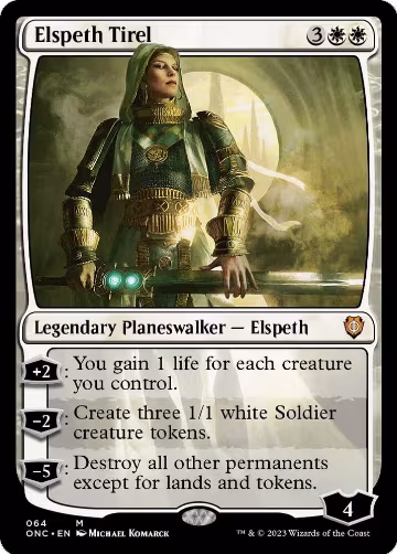 Elspeth Tirel (64), Commander: Phyrexia: All Will Be One — Magic card price