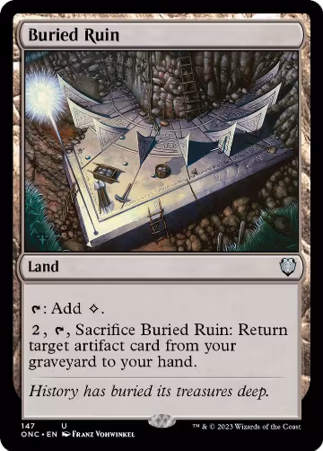 Buried Ruin (147), Commander: Phyrexia: All Will Be One — Magic card price