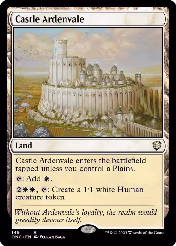 Castle Ardenvale (149), Commander: Phyrexia: All Will Be One — Magic card price