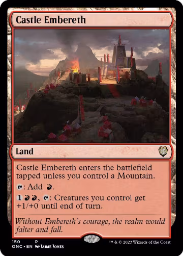 Castle Embereth (150), Commander: Phyrexia: All Will Be One — Magic card price