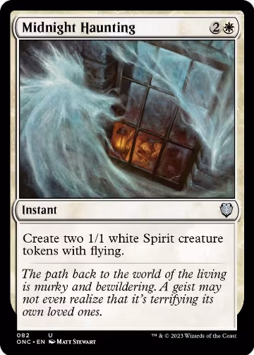 Midnight Haunting (82), Commander: Phyrexia: All Will Be One — Magic card price
