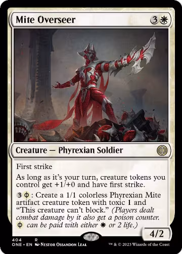 Mite Overseer (404), Phyrexia: All Will Be One — Magic card price