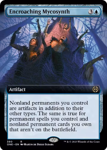 Encroaching Mycosynth (Extended Art) (380), Phyrexia: All Will Be One — Magic card price