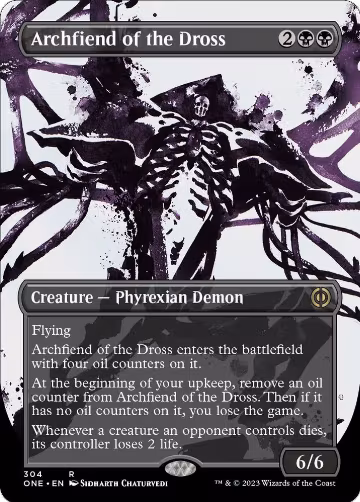 Archfiend of the Dross (Showcase) (304), Phyrexia: All Will Be One — Magic card price