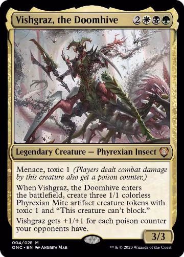 Vishgraz, the Doomhive (4), Commander: Phyrexia: All Will Be One — Magic card price