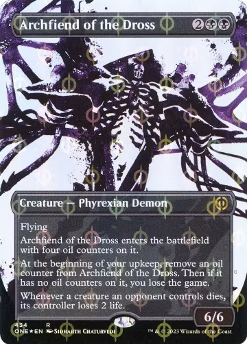 Archfiend of the Dross (Showcase) (Step-and-Compleat Foil) (434), Phyrexia: All Will Be One — Magic card price