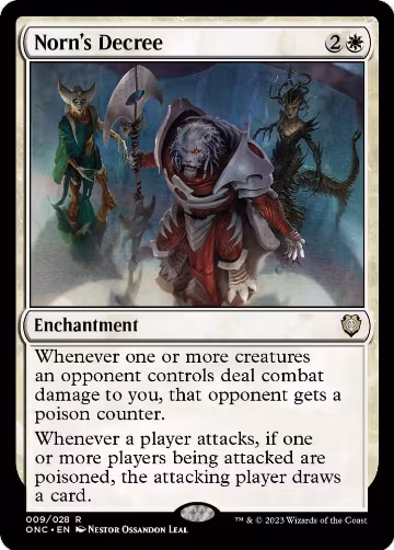 Norn's Decree (9), Commander: Phyrexia: All Will Be One — Magic card price