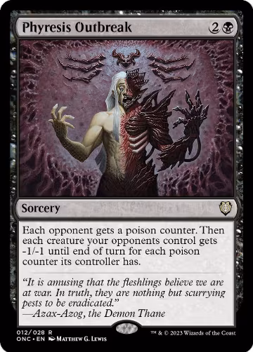 Phyresis Outbreak (12), Commander: Phyrexia: All Will Be One — Magic card price