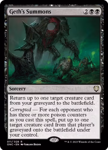 Geth's Summons (11), Commander: Phyrexia: All Will Be One — Magic card price