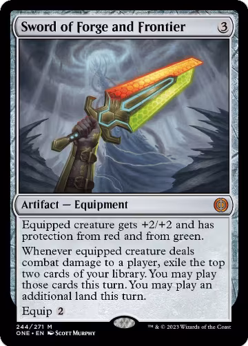 Sword of Forge and Frontier (244), Phyrexia: All Will Be One — Magic card price