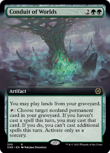 Conduit of Worlds (Extended Art) (390), Phyrexia: All Will Be One — Magic card price