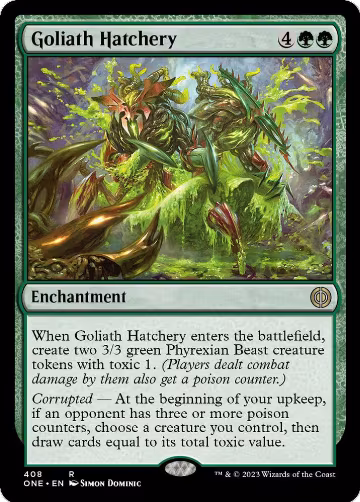 Goliath Hatchery (408), Phyrexia: All Will Be One — Magic card price
