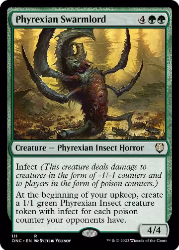 Phyrexian Swarmlord (111), Commander: Phyrexia: All Will Be One — Magic card price