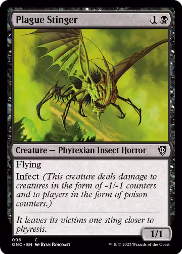 Plague Stinger (96), Commander: Phyrexia: All Will Be One — Magic card price