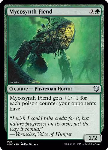 Mycosynth Fiend (109), Commander: Phyrexia: All Will Be One — Magic card price