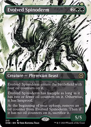 Evolved Spinoderm (Showcase) (313), Phyrexia: All Will Be One — Magic card price